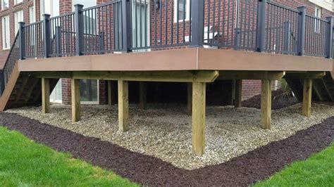 stone paver deck|How to Build Elevated Decks with a Natural Stone .